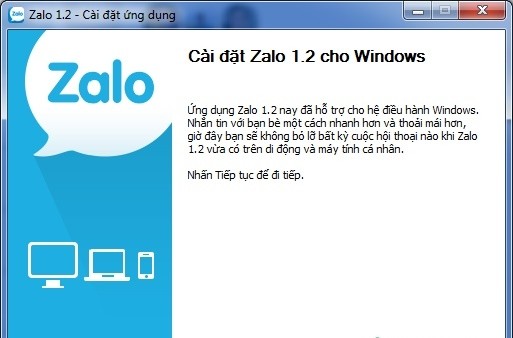 Bắt đầu cài đặt Zalo trên máy tính Windows