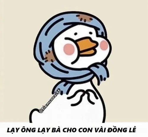 Meme ăn xin phản ánh cảnh nghèo dân mạng.