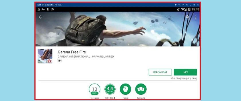 Cách tải free fire trên máy tính bằng nox