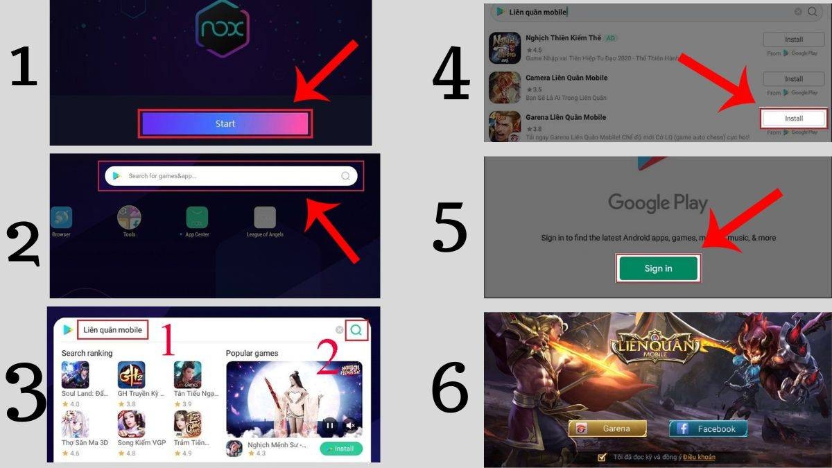 Hướng dẫn cách tải Liên Quân trên máy tính, PC bằng Noxplayer