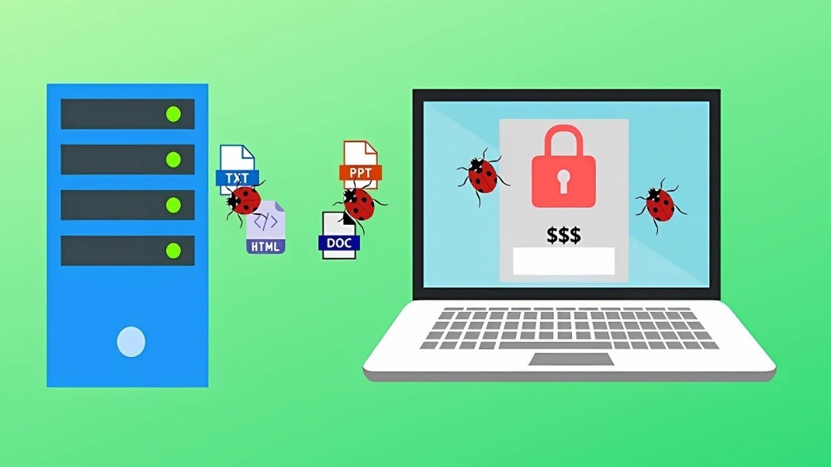 Virus có thể gây mất dữ liệu, bị đánh cắp thông tin cá nhân,...