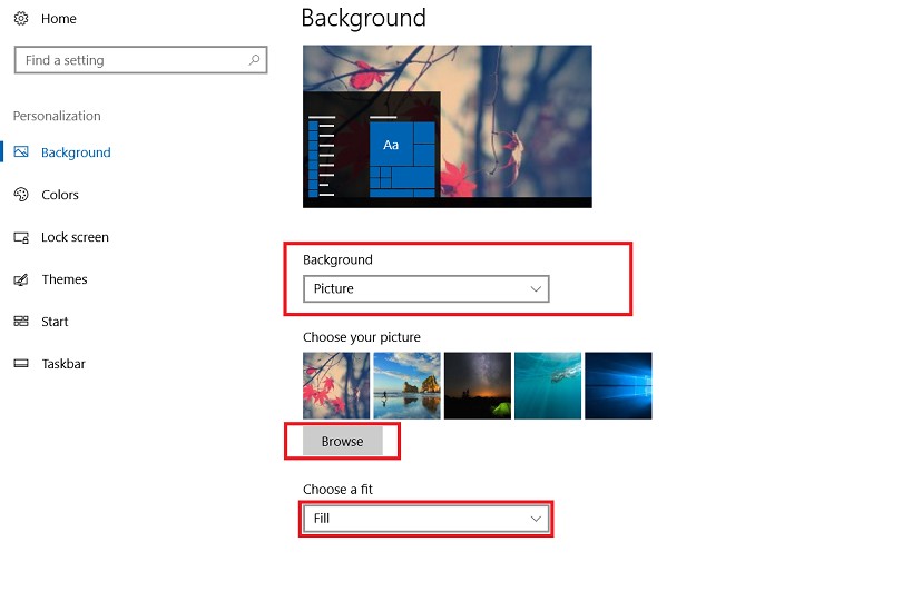Hướng dẫn thay đổi màn hình máy tính Win 10 đơn giản 2