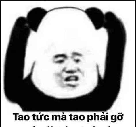 Meme gấu trúc với gương mặt buồn bã khi lương chưa về