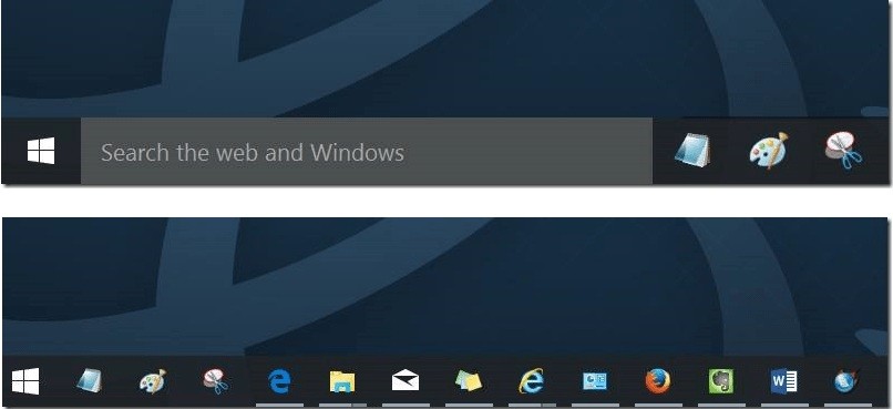 Cửa sổ cài đặt Taskbar Properties trên Windows 7