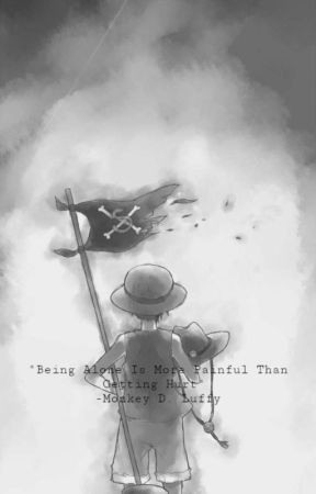 Bìa một fanfiction về One Piece với hình ảnh Luffy và đồng đội