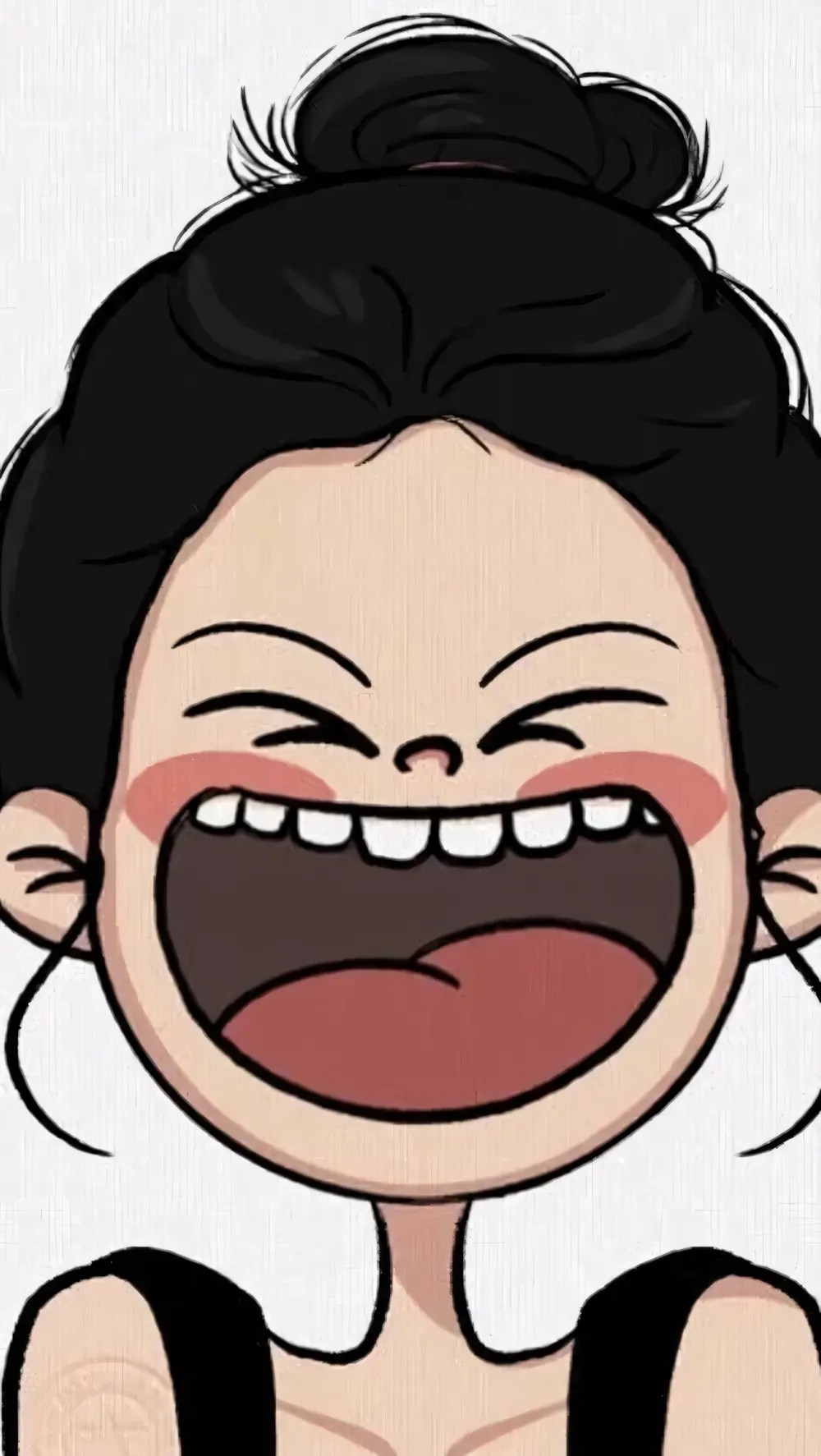 Một bức ảnh Chibi với biểu cảm hài hước