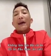 Meme Huấn Hoa Hồng với câu nói đạo lý kinh điển "không làm mà đòi có ăn"