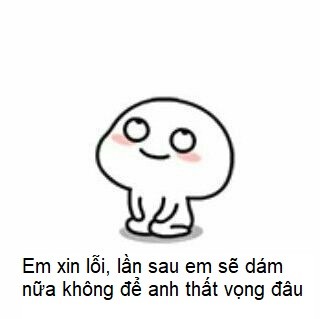 Meme chibi xin lỗi
