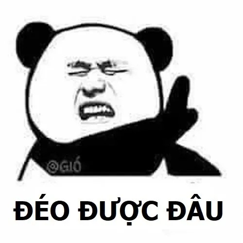 Hình chế kiểu “tui nói không là không nha”.