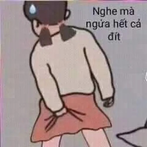 Ảnh troll gãi mông thay cho cái liếc mắt khinh bỉ, phản ứng nhẹ nhàng mà sâu cay