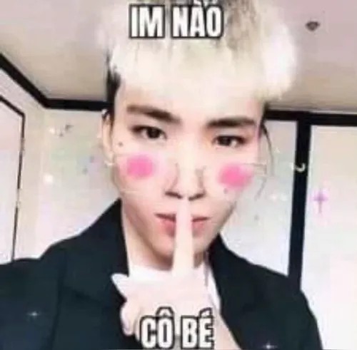 Ảnh meme im lặng nào cô bé