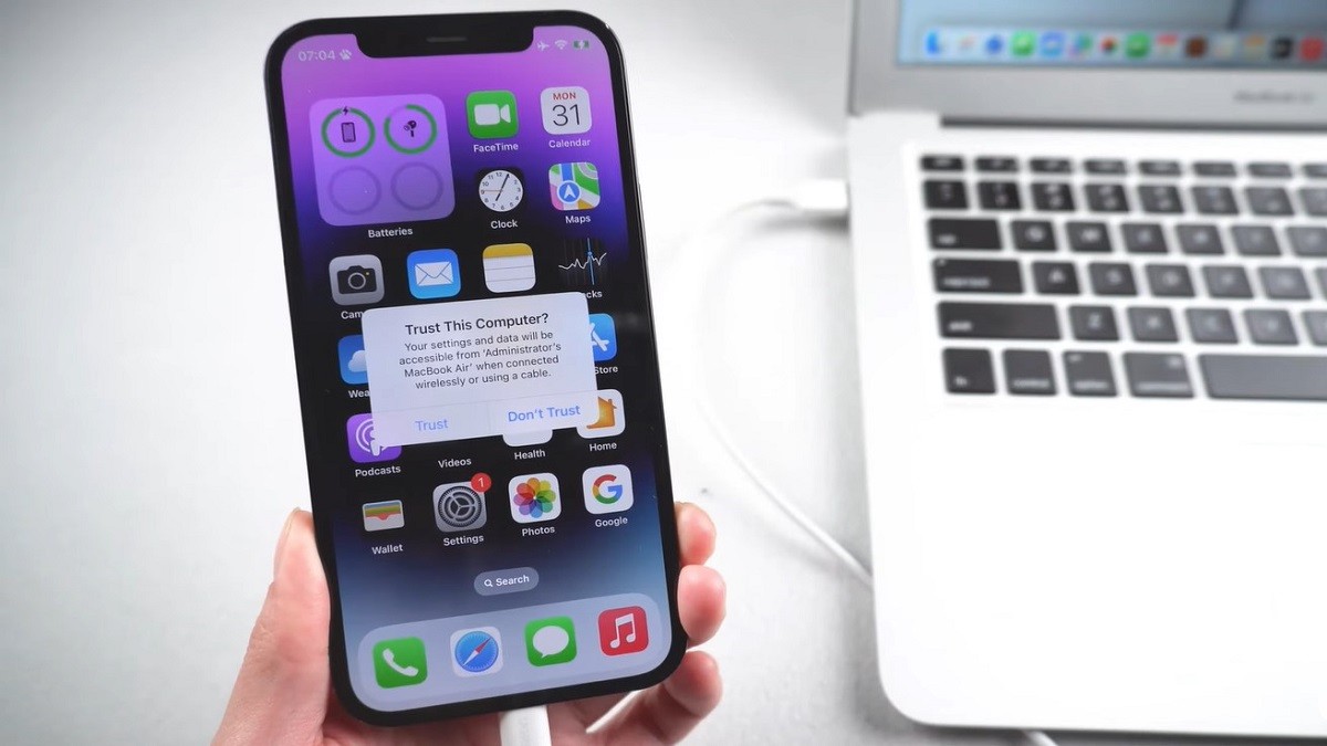 Cách chuyển ảnh từ iPhone sang MacBook qua ứng dụng Photos bước 1