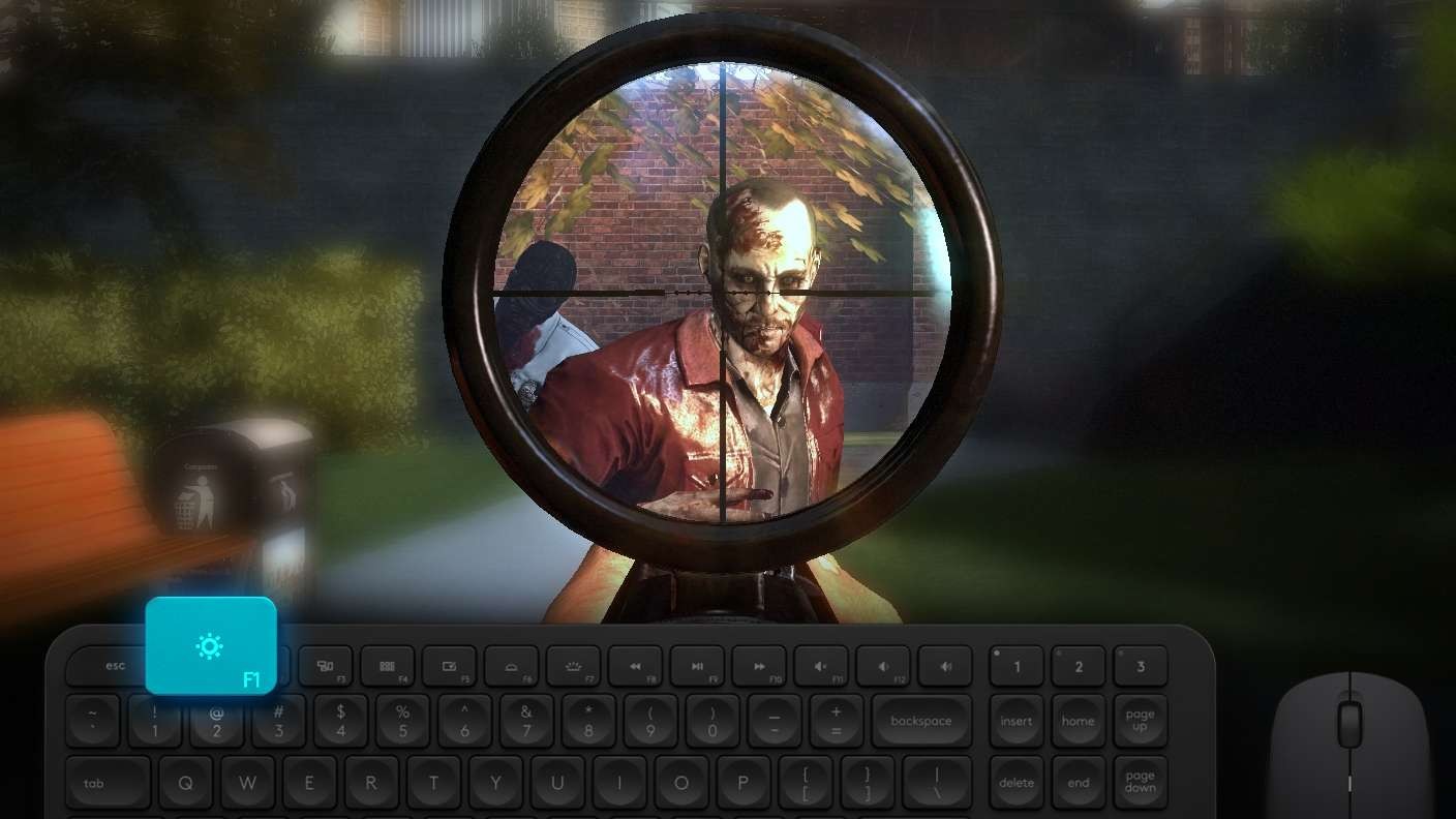 Giao diện tính năng Shooting Mode trong BlueStacks, tối ưu hóa điều khiển khi bắn súng