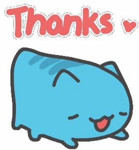 Meme biết ơn cute, biểu cảm rạng rỡ.