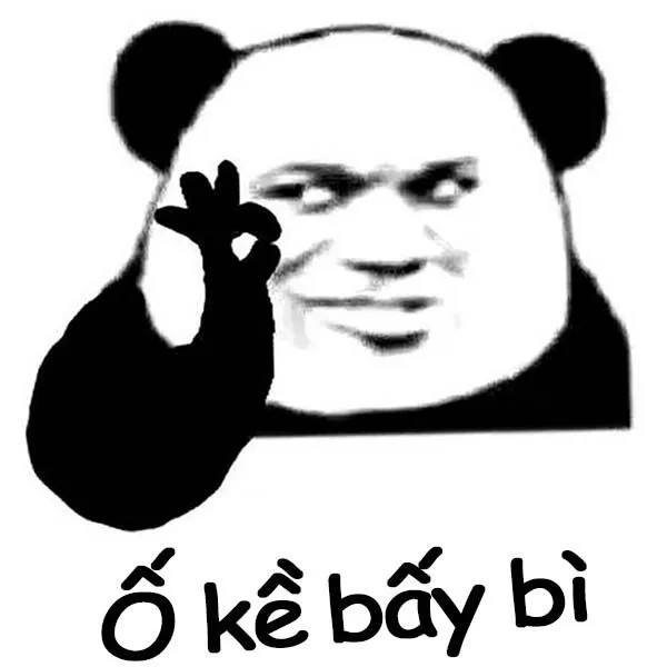 Meme gấu trúc bựa troll: Ố kề bấy bì