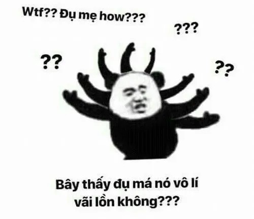 Meme hài dáng ngồi hóng phốt choáng váng