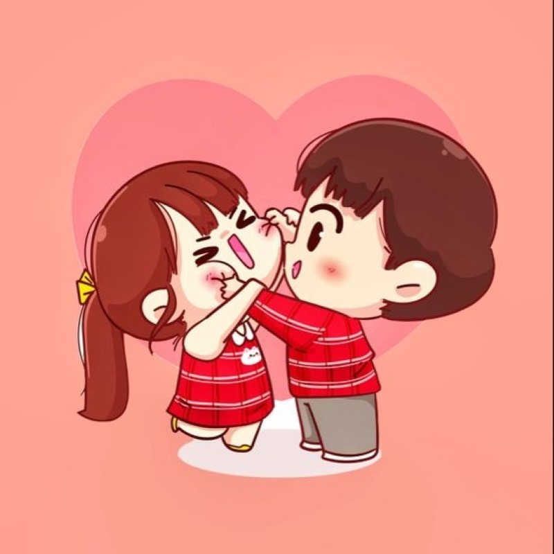 Ảnh meme tình yêu chibi xinh xắn và ngọt ngào