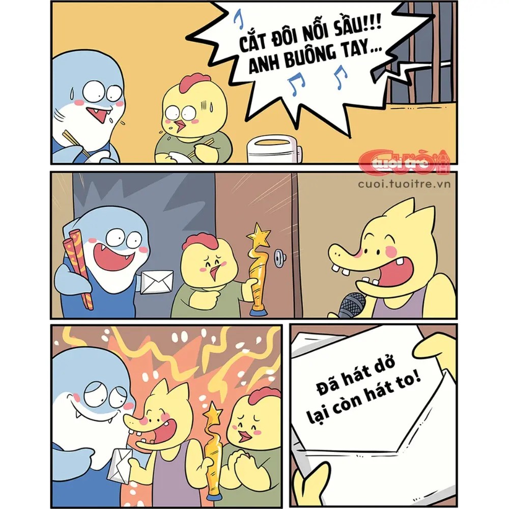 Tắt mic nó dùm em.