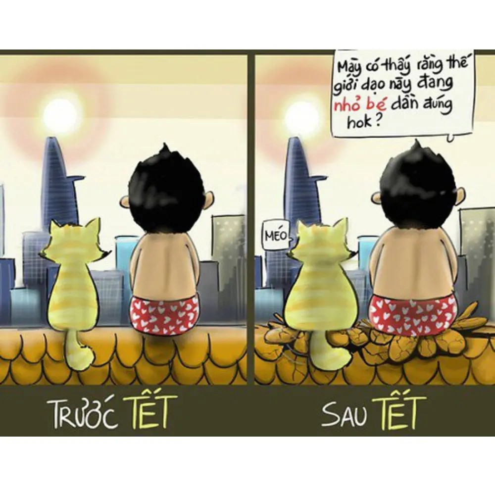 Thế giới trở nên bé hẳn sau Tết.