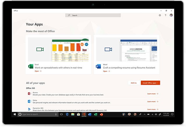 Khám phá các ứng dụng Office Online miễn phí