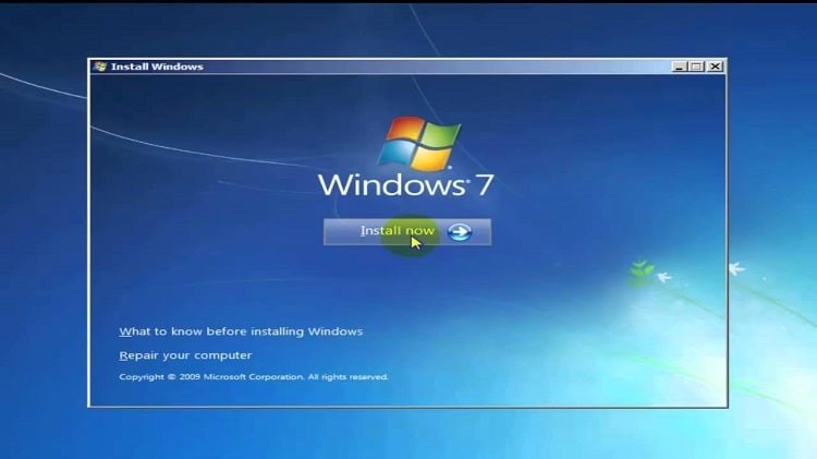 Kiểm tra và sao lưu dữ liệu quan trọng trước khi reset máy tính Win 7