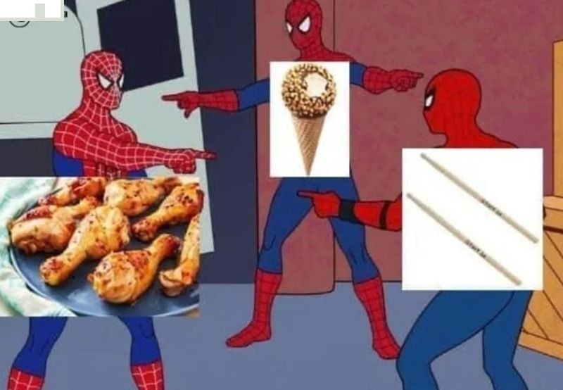 Meme Spiderman chế caption đời thường