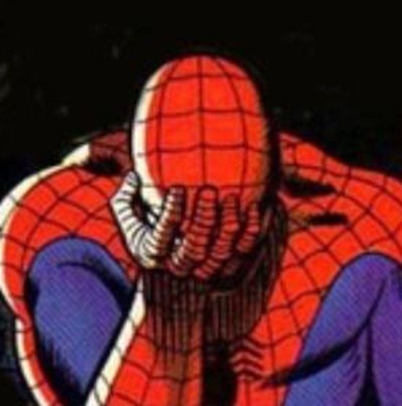 Meme Spiderman khóc, sầu đời và biểu cảm của các thế hệ diễn viên