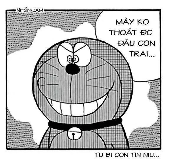 Meme hài Doraemon cà khịa siêu gắt
