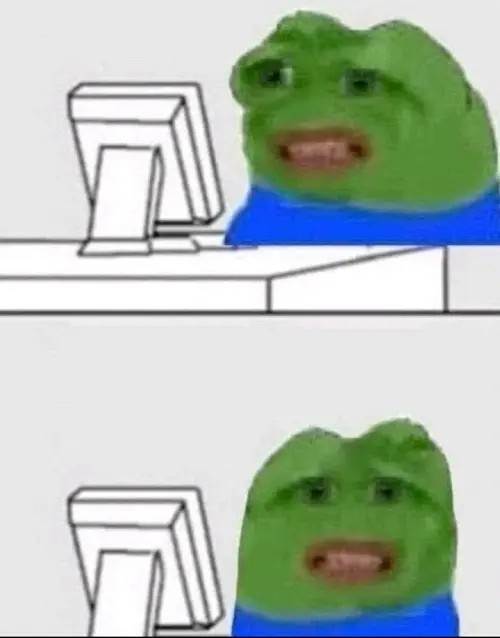 Meme ếch xanh đánh giá biểu cảm gắt nhưng khiến ai cũng bật cười