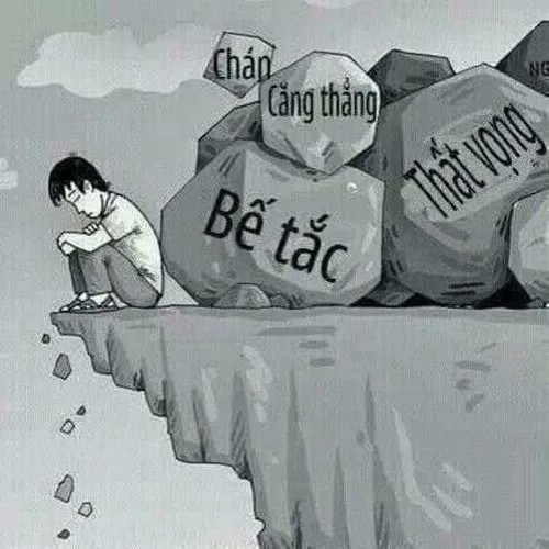 Meme hài cú sập tinh thần hợp để mô tả những pha chán nản nặng