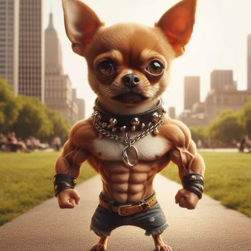 Chú chó đang thể hiện sự không hài lòng bằng cách dậm chân