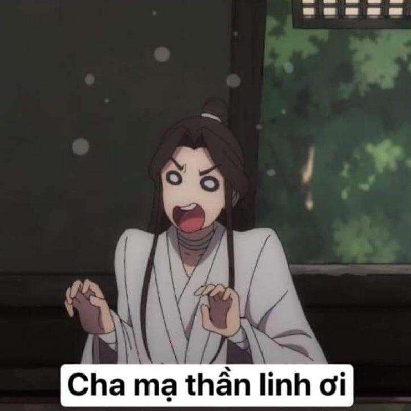 Khuôn mặt nhân vật anime thể hiện sự bất mãn sâu sắc