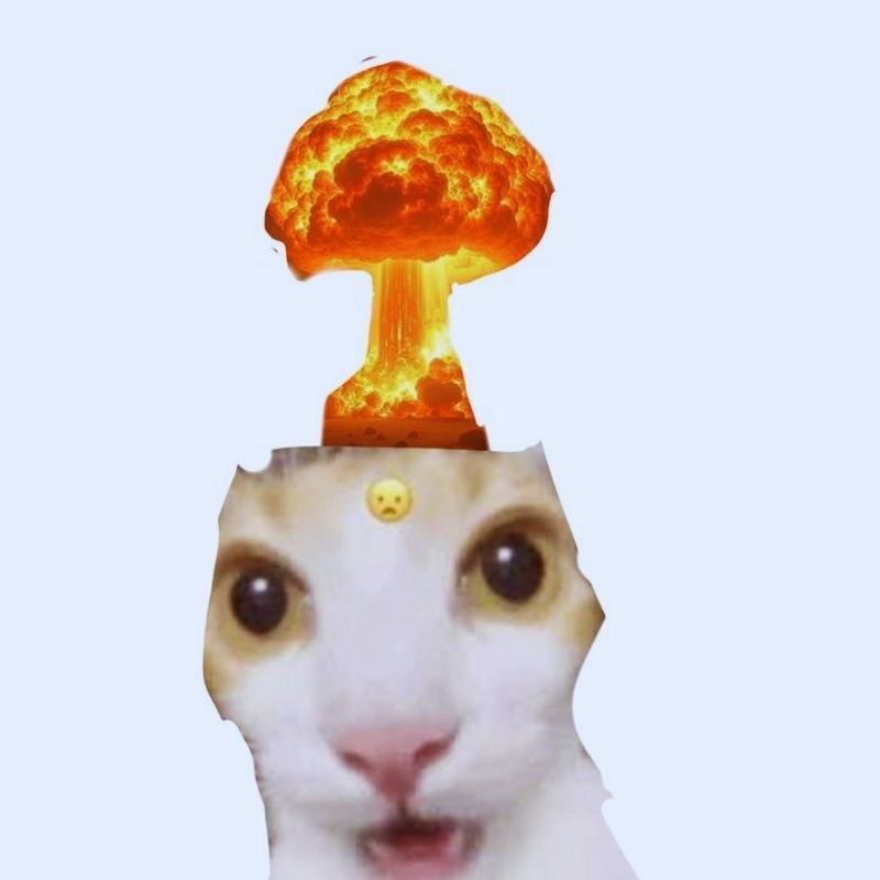 Emoji mặt cau có với nét vẽ hài hước