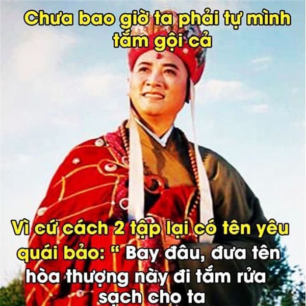 Đường Tăng meme "giả vờ ngây thơ"