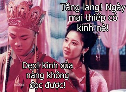 Đường Tăng meme với vẻ mặt "mệt mỏi"