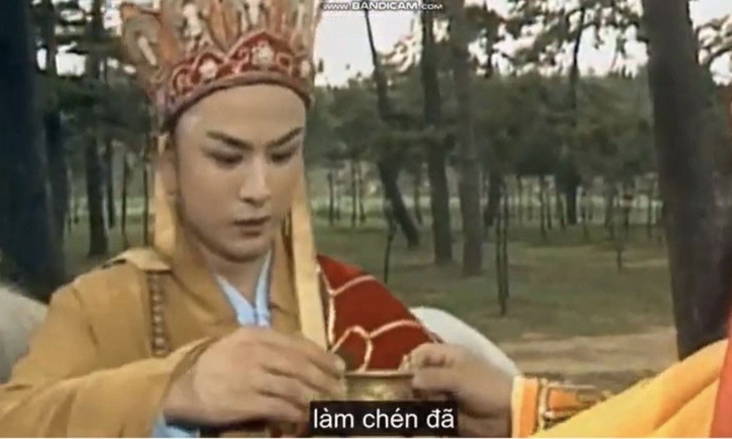 Đường Tăng meme với ánh mắt "thấu hiểu"