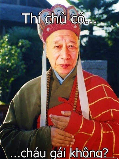 Đường Tăng meme với vẻ mặt "hơi khinh khỉnh"