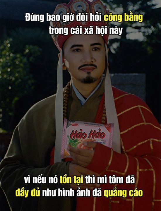 Đường Tăng meme đang suy tư hoặc buồn bã