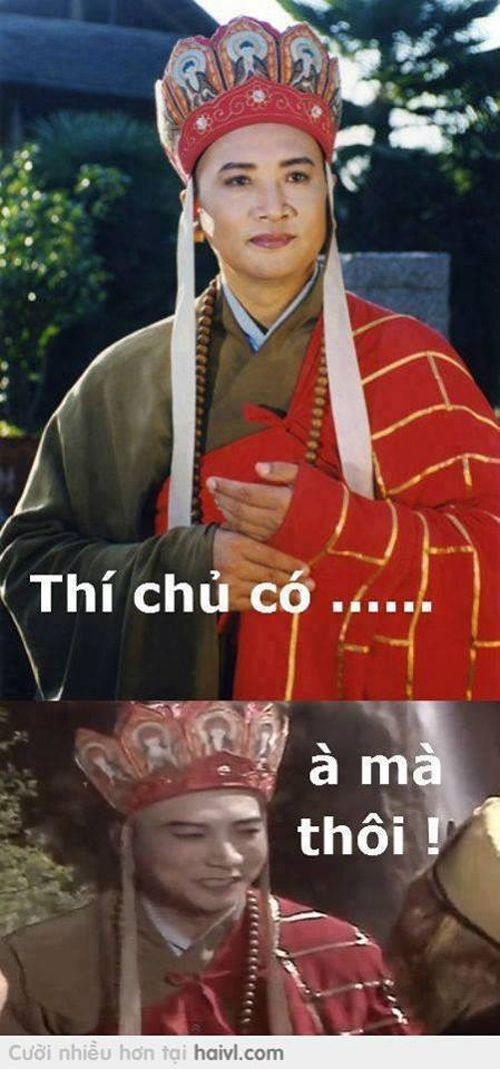 Đường Tăng meme với ánh mắt "lừa tình"