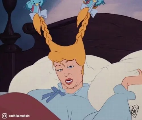 Hình meme hài Jasmine khó hiểu khi nhận việc mới