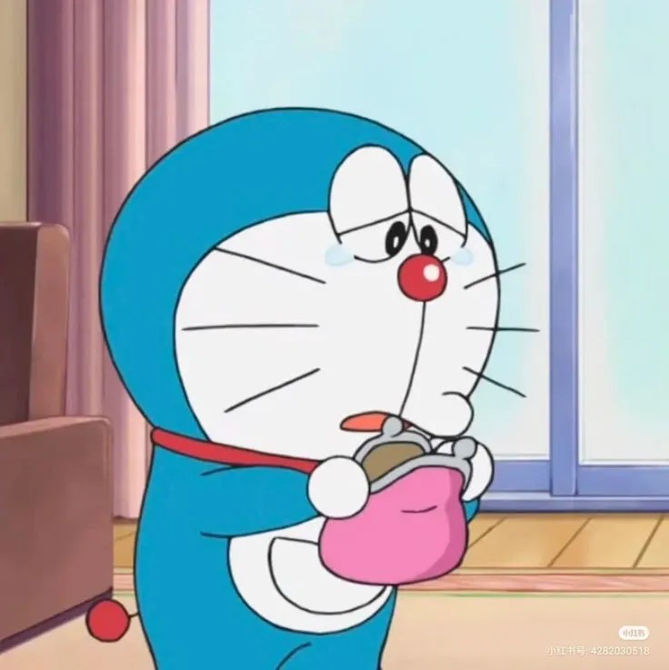 Meme Doremon hết tiền