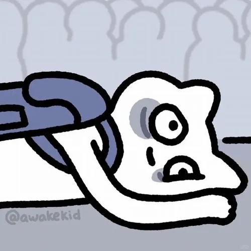 Meme hài mắt thâm vì thức khuya liên tục