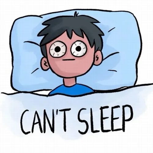 Ảnh hài thiếu ngủ tới mức mắt díp lại