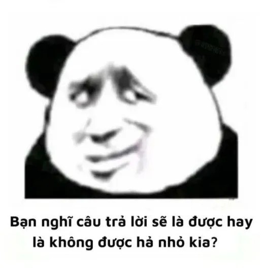 Meme vui bàn tay chống cằm biểu cảm nghi ngờ sâu sắc