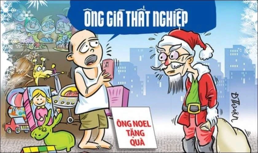Giáng Sinh hoạt hình dễ thương vui nhộn