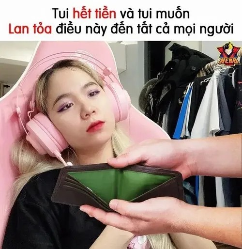 Meme ví rỗng troll: Những hình ảnh khiến bạn bè cười tháy khi bạn nói không có tiền ăn