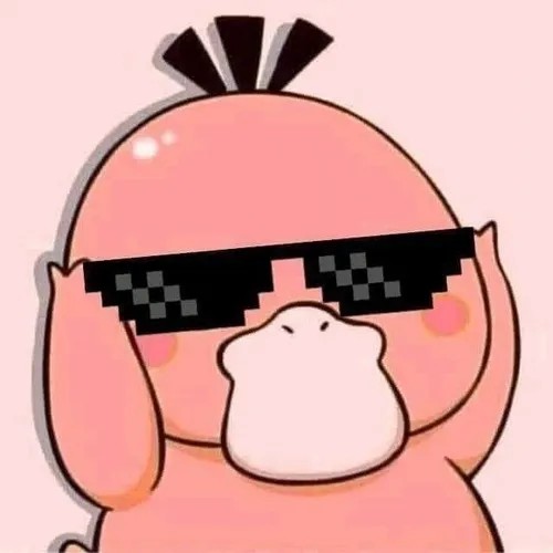Hình troll vịt vàng biểu cảm siêu hài hước.