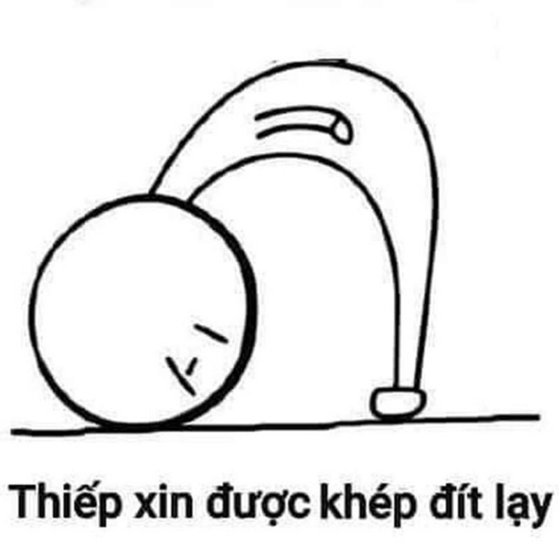 Meme người que (Stickman) lạy lầy lội