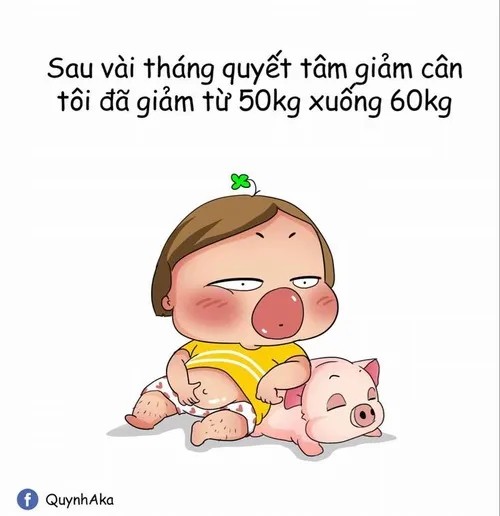 Ảnh vui ép cân buồn rầu trước tủ lạnh đầy đồ ngon