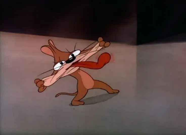 Jerry lè lưỡi lêu lêu